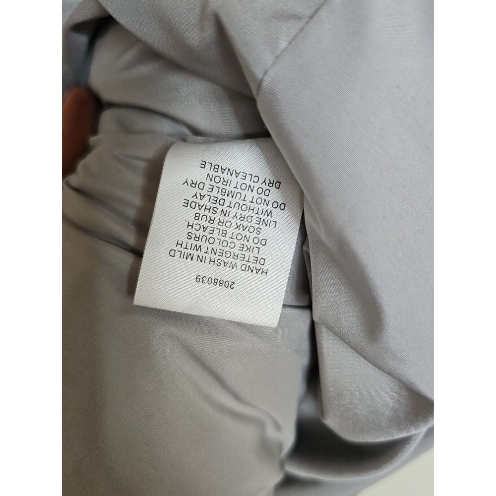 SEED HERITAGE quilted vest women's size 6 removeable hood grey padded puffer - Picture 8 of 11